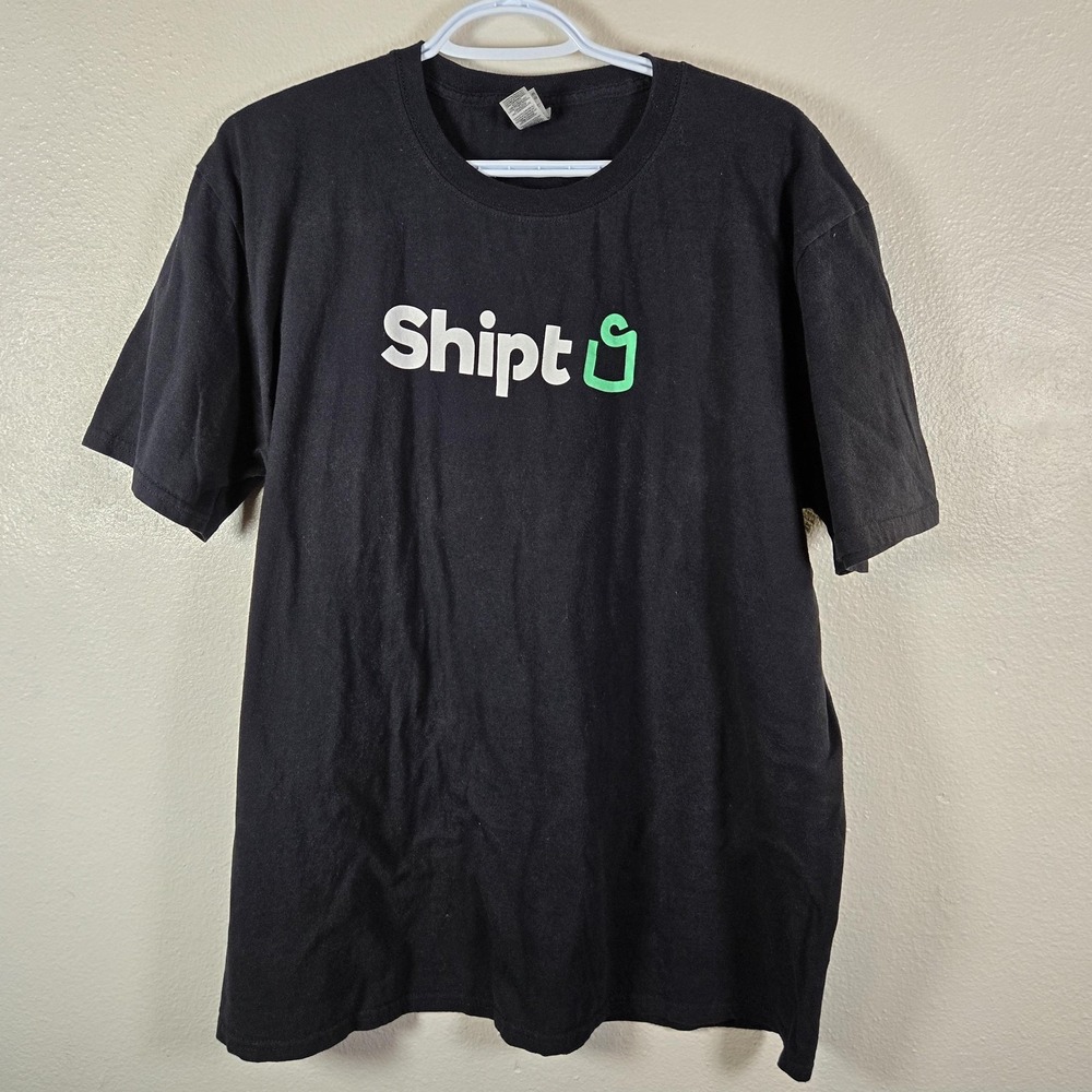 Shipt Shirt Womens 2 pack BUNDLE XL Black Gildan Softstyle Logo Short Sleeve Tee